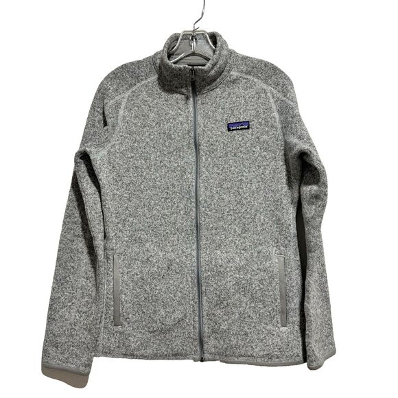 Patagonia Sweaters - Patagonia Women's Better Sweater Fleece Jacket Birch White Medium Solid Full Zip